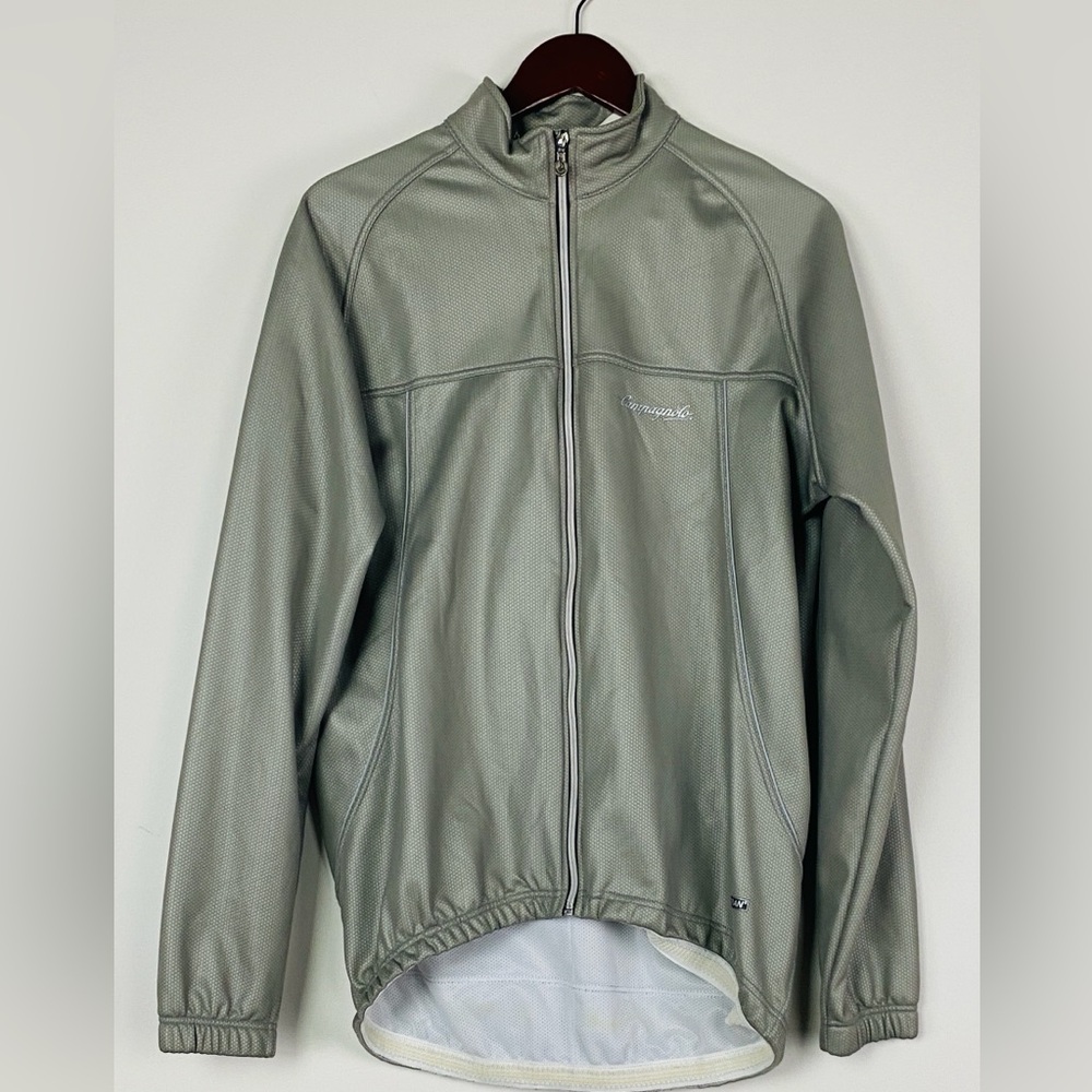 Campagnolo Men's Gray Performance Cycling Jacket - Full Zip
